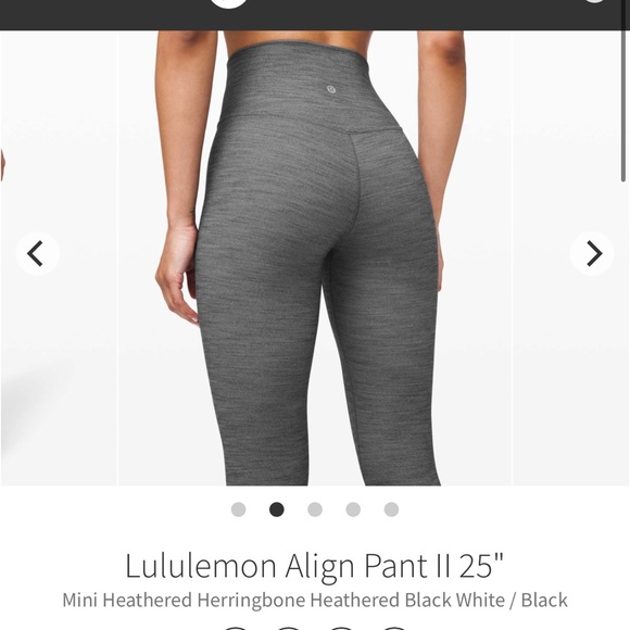 Lululemon leggings align pant II 25” - Picture 2 of 16